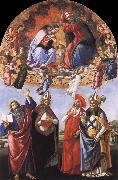 Sandro Botticelli The Coronation of the Virgin oil painting on canvas